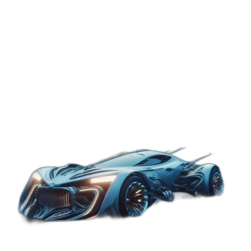 car, weapon, concept art, 3d render transparent PNG cut-out