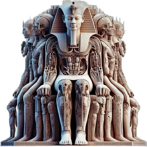 crown, furniture, robot, concept art transparent PNG cut-out