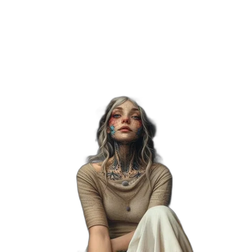 jewelry, dress, mask, face transparent PNG cut-out