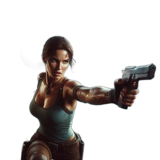 weapon, concept art, photorealistic, comic book art transparent PNG cut-out