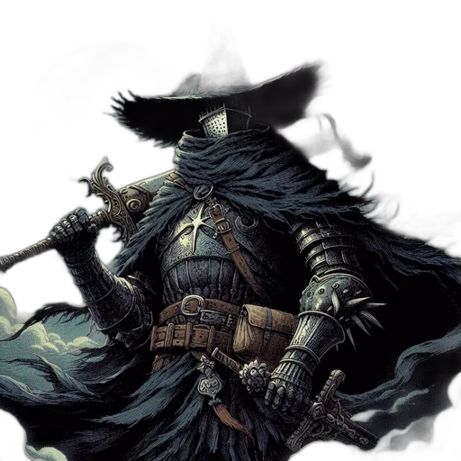 sword, mask, staff, hat transparent PNG cut-out
