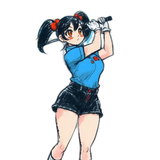 staff, weapon, dress, anime transparent PNG cut-out