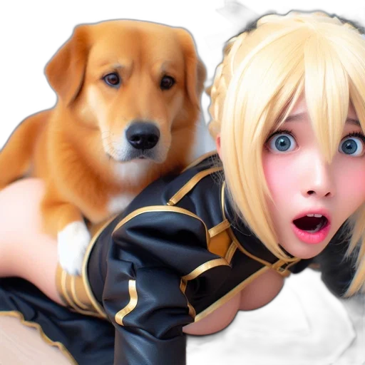 animal, anime, photorealistic, 3d render transparent PNG cut-out