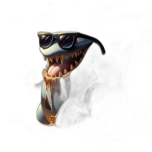 dragon, staff, mask, creature transparent PNG cut-out