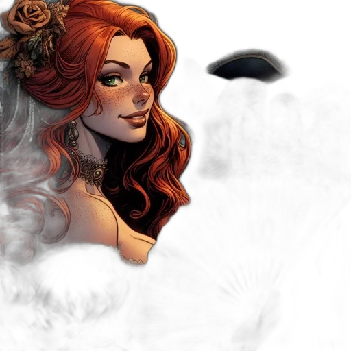 comic book art, fantasy art, concept art, photorealistic transparent PNG cut-out