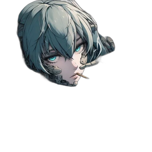 mask, face, hair, creature transparent PNG cut-out