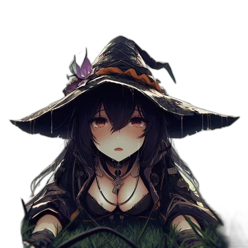 hat, mask, dragon, staff transparent PNG cut-out