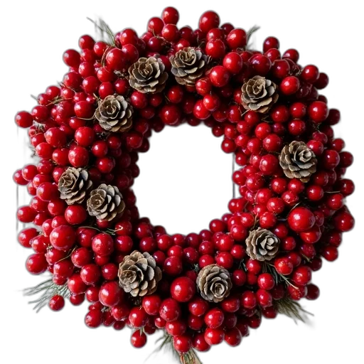 jewelry, crown, cranberry, wreath transparent PNG cut-out