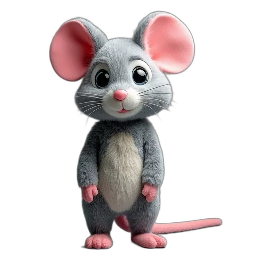 animal, staff, creature, 3d render transparent PNG cut-out