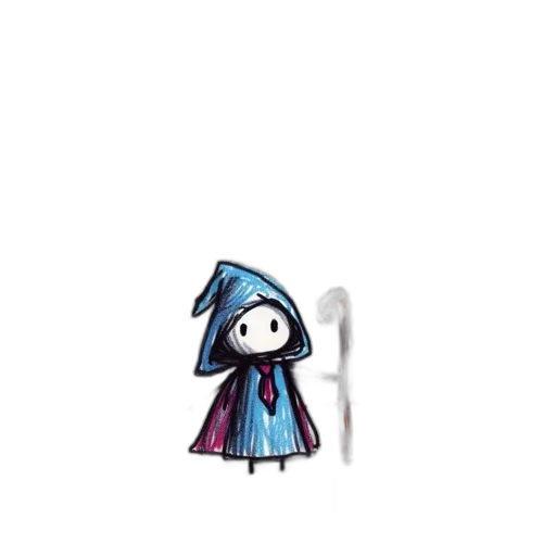 staff, umbrella, sword, hat transparent PNG cut-out