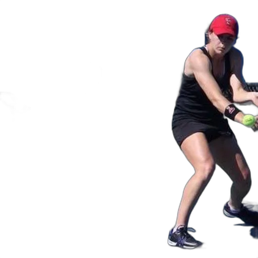 tennis, player, action, wearing transparent PNG cut-out