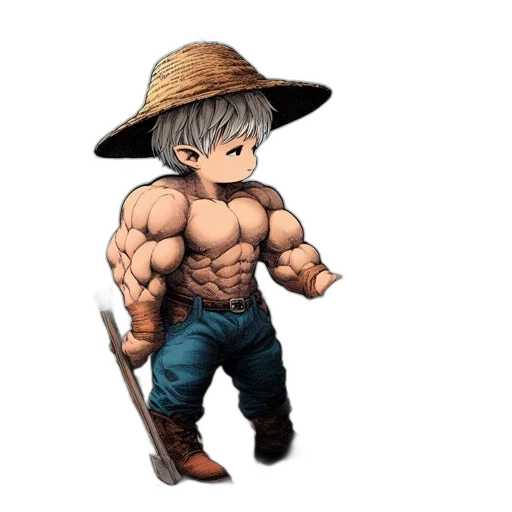 hat, weapon, fantasy art, pixel art transparent PNG cut-out