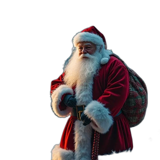 staff, jacket, 3d render, christmas transparent PNG cut-out