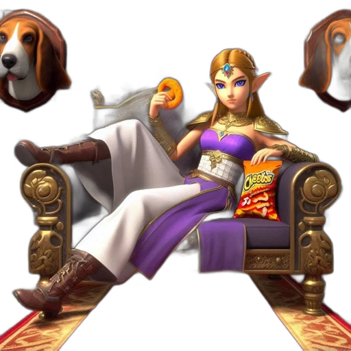 staff, crown, animal, concept art transparent PNG cut-out
