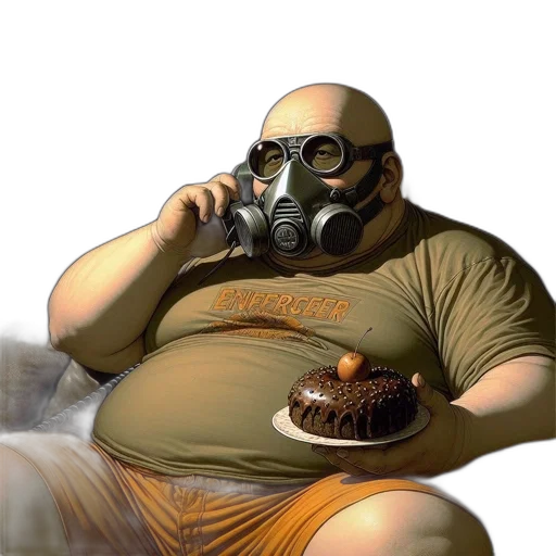 mask, food, creature, robot transparent PNG cut-out