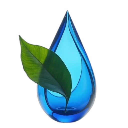 bottle, 3d render, photorealistic, blue transparent PNG cut-out