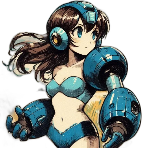 robot, weapon, concept art, anime transparent PNG cut-out