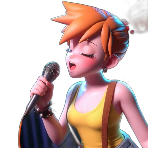 staff, concept art, 3d render, cartoon transparent PNG cut-out