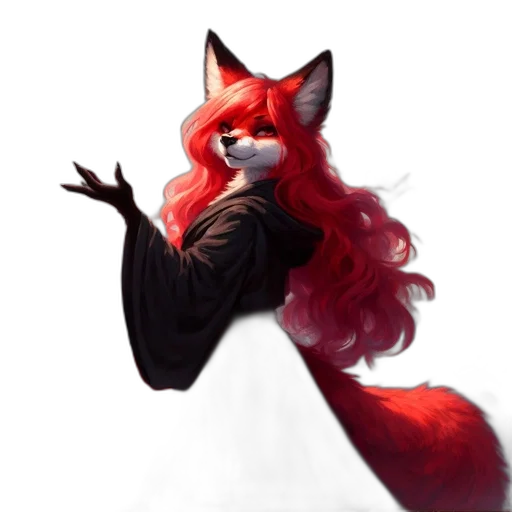 staff, dress, animal, hair transparent PNG cut-out