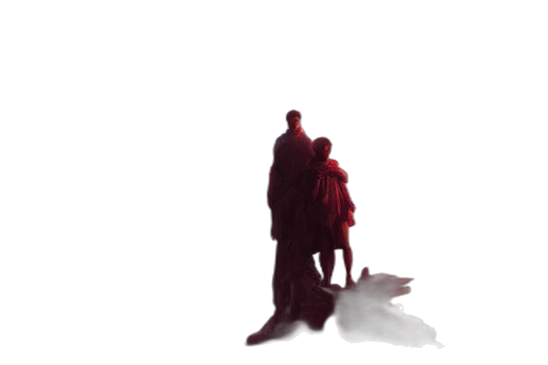 umbrella, jacket, staff, robot transparent PNG cut-out