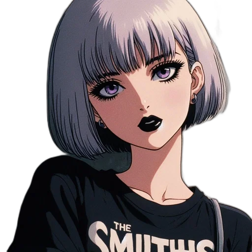 face, staff, jacket, hair transparent PNG cut-out