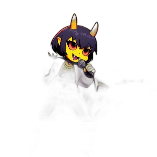mask, dragon, staff, creature transparent PNG cut-out