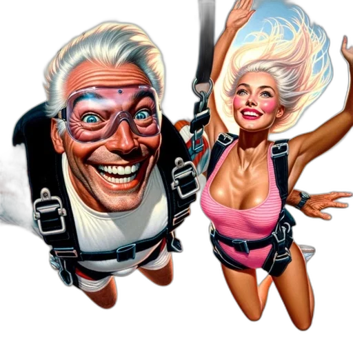 comic book art, concept art, cartoon, photorealistic transparent PNG cut-out