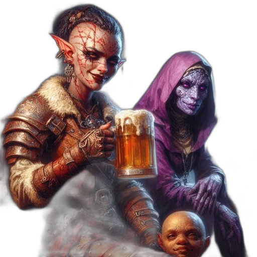 fantasy art, concept art, pixel art, dimly transparent PNG cut-out