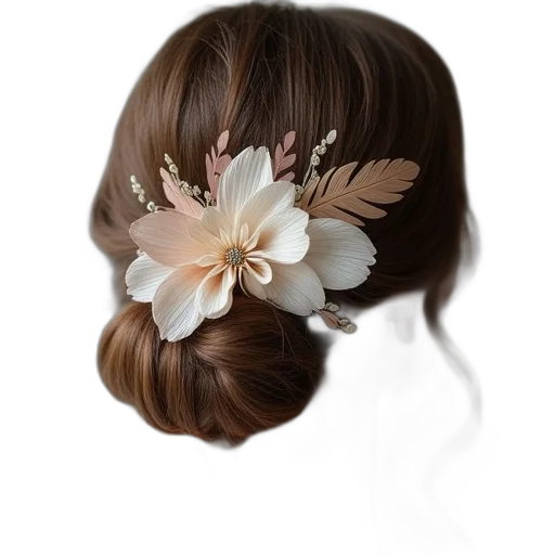 crown, flower, hair, jewelry transparent PNG cut-out