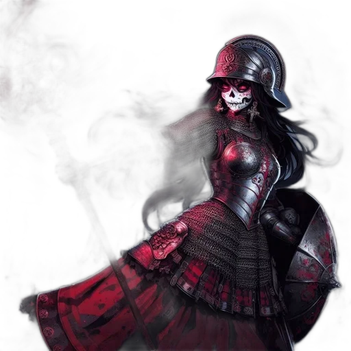 dress, mask, comic book art, concept art transparent PNG cut-out