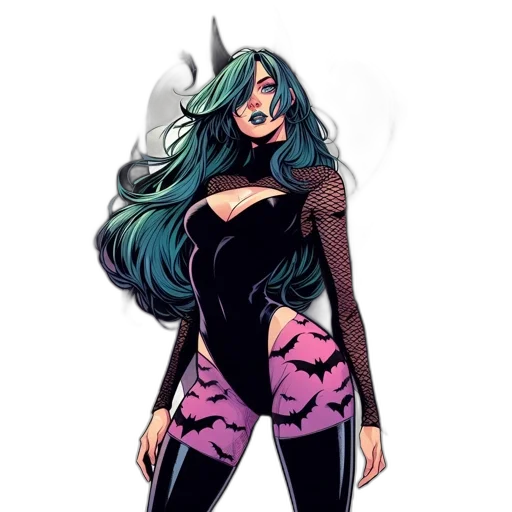 dress, comic book art, concept art, cartoon transparent PNG cut-out