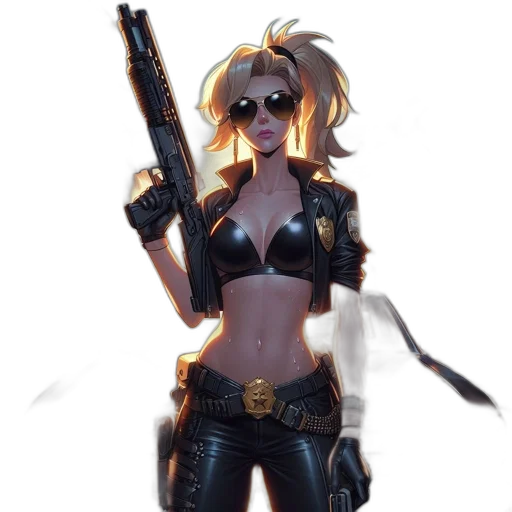 weapon, staff, concept art, cyberpunk transparent PNG cut-out