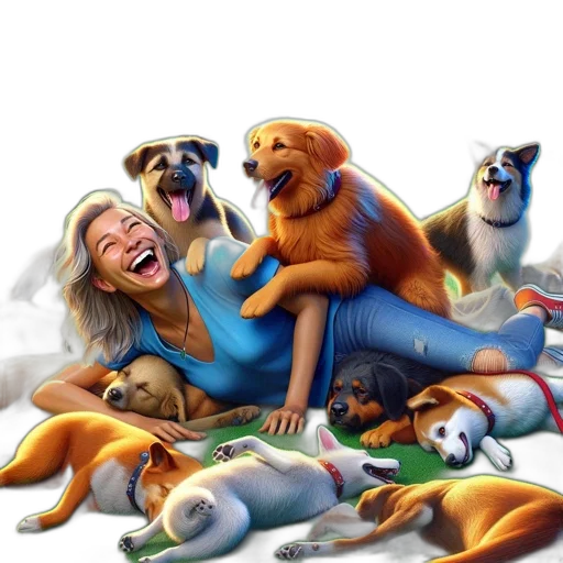 animal, photorealistic, concept art, woman transparent PNG cut-out
