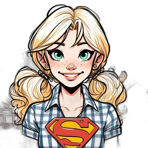comic book art, cartoon, fantasy art, pixel art transparent PNG cut-out