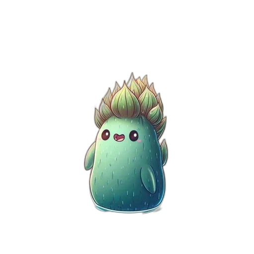 creature, staff, crown, animal transparent PNG cut-out