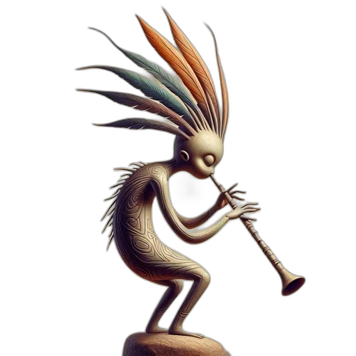 staff, mask, hair, animal transparent PNG cut-out