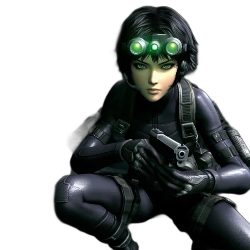 mask, weapon, concept art, cyberpunk transparent PNG cut-out