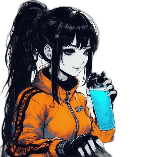 bottle, robot, dress, weapon transparent PNG cut-out