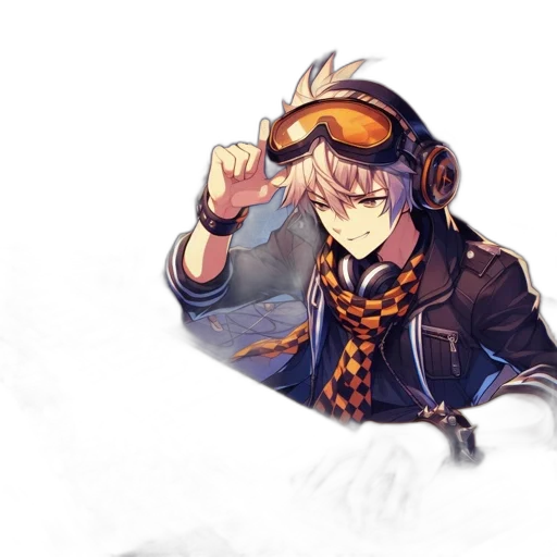 hat, staff, jacket, weapon transparent PNG cut-out