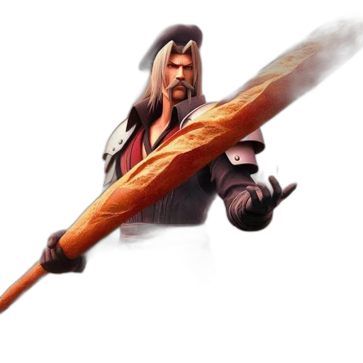 sword, staff, weapon, fantasy art transparent PNG cut-out