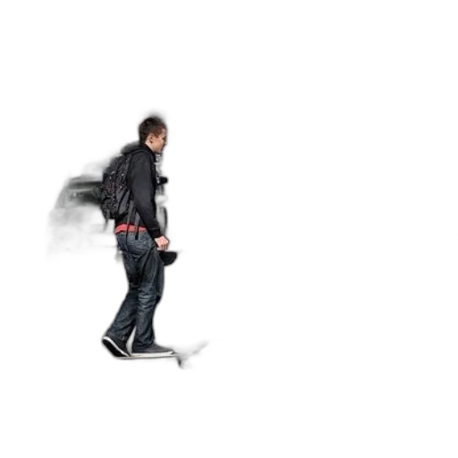 jacket, staff, robot, shoes transparent PNG cut-out