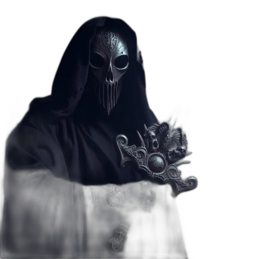 mask, staff, robot, creature transparent PNG cut-out