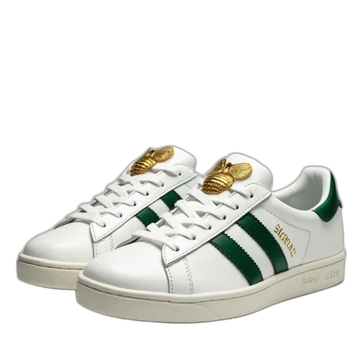 shoes, white, leather, trainers transparent PNG cut-out