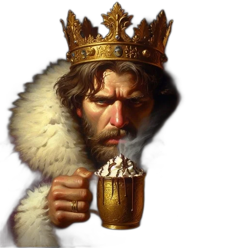 crown, fantasy art, concept art, photorealistic transparent PNG cut-out