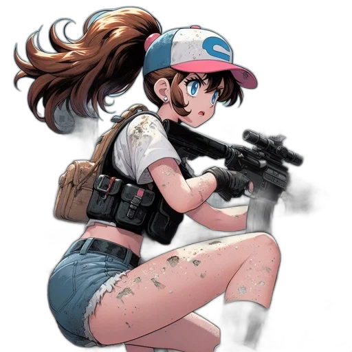 weapon, concept art, anime, cartoon transparent PNG cut-out
