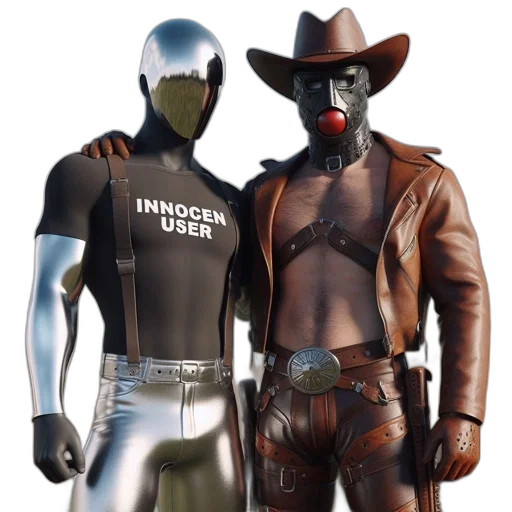 jacket, mask, concept art, 3d render transparent PNG cut-out