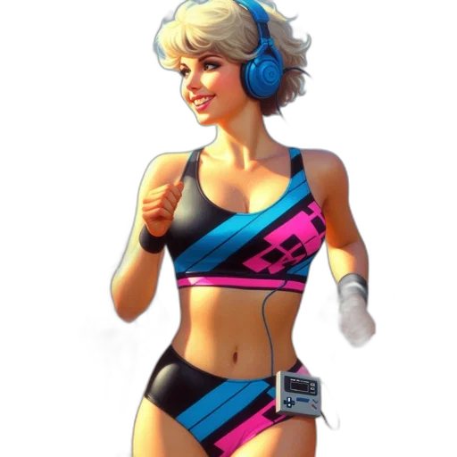 concept art, pixel art, comic book art, cyberpunk transparent PNG cut-out