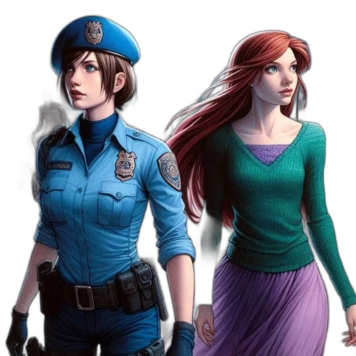 concept art, comic book art, fantasy art, 3d render transparent PNG cut-out