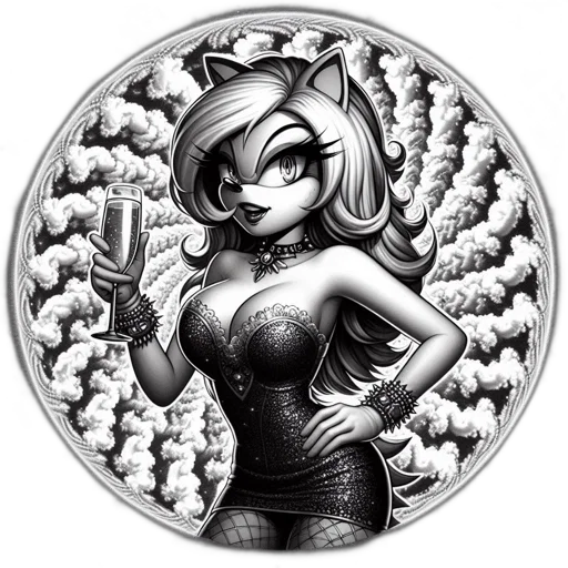 jewelry, cartoon, comic book art, fantasy art transparent PNG cut-out
