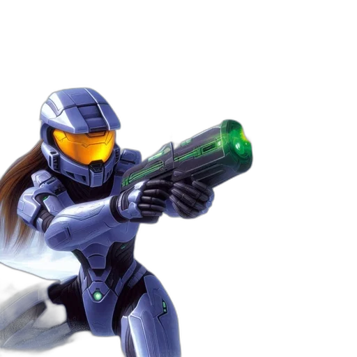 robot, weapon, concept art, 3d render transparent PNG cut-out